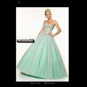 Mori Lee Bubblemint Prom Dress